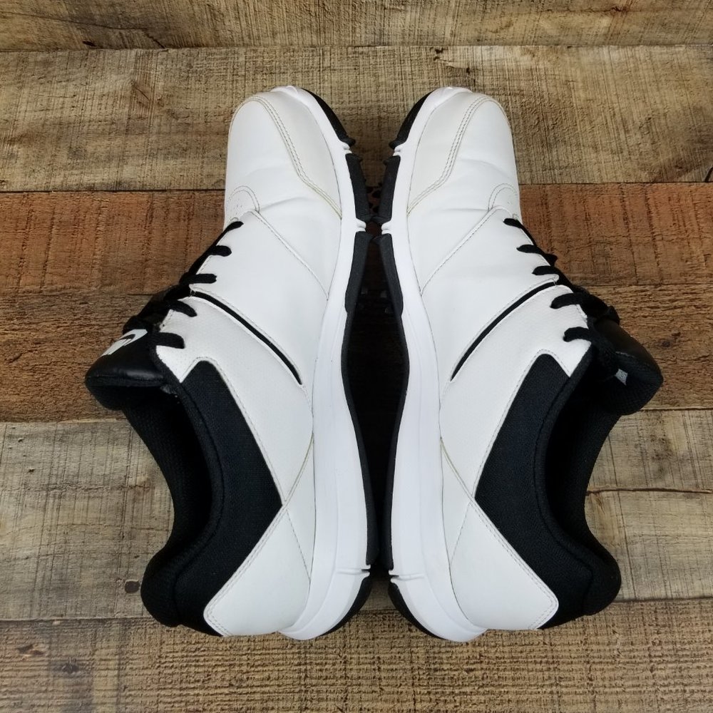 Nike Durasport 4 Men Sz 10 Wide White Black Golf Shoe Low Athletic 844550-100 - Picture 6 of 9